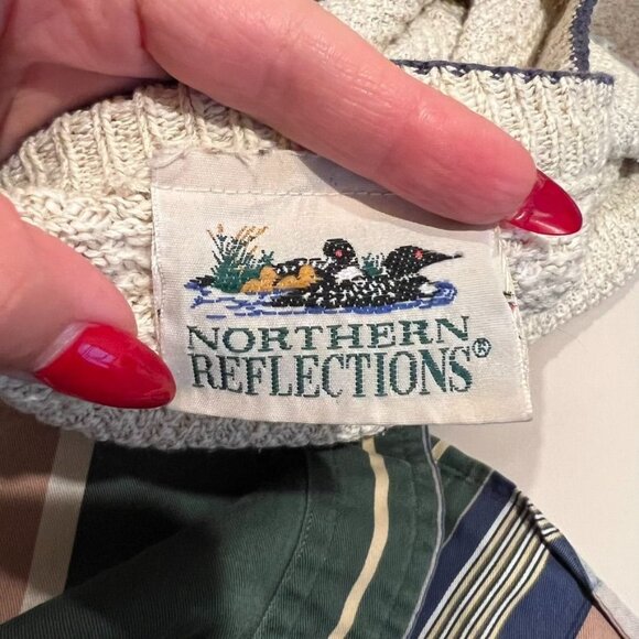 Vintage Northern Reflections Grandma Crewneck Embroidered Sweater Size Medium - Picture 5 of 6